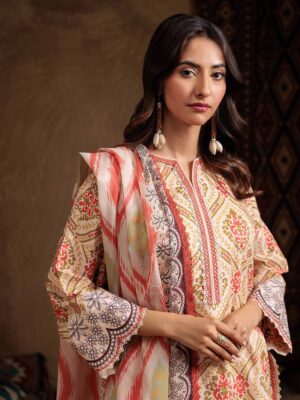 Bonanza Satrangi 3PC Premium Lawn - Summer Collection - MEHR