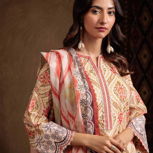 Bonanza Satrangi 3PC Premium Lawn - Summer Collection - MEHR