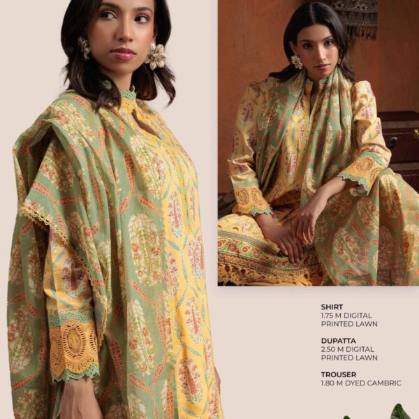 Bonanza Satrangi 3PC Premium Lawn - Summer Collection - SUNFLOWER