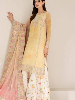Farasha 3-PC Digital Embroidery Lawn Collection (D-5850)