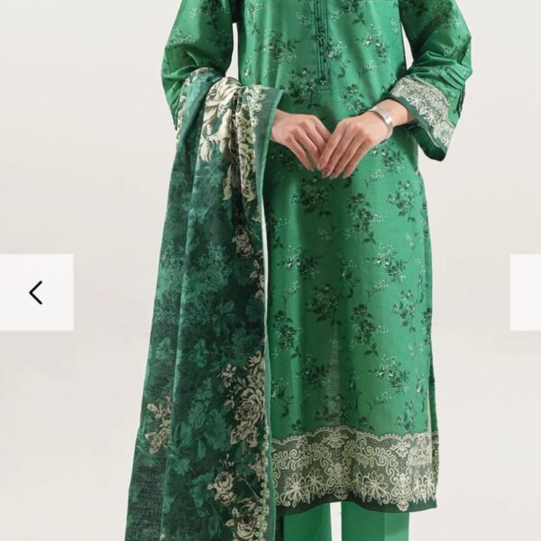 SAYA 3pc Lawn Suit | Factory Outlet Stock | U01-25666-02B
