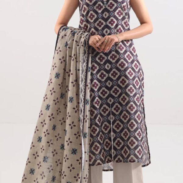 SAYA 3pc Lawn Suit | Factory Outlet Stock | U01-25666-03C