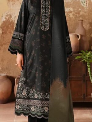 IZNIK 3-PC Digital Embroidery Lawn Collection (D-5820)