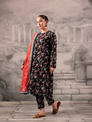 Salina Separates Printed Lawn 3PC Unstitch Suit - Chapter-1 (SSPLV1-2)