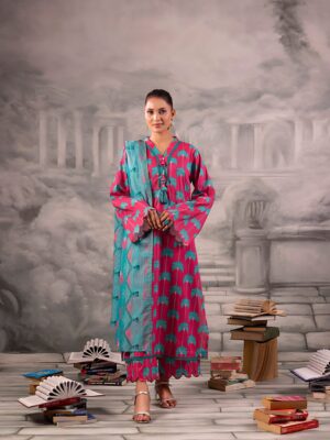 Salina Separates Printed Lawn 3PC Unstitch Suit - Chapter-1 (SSPLV1-4)