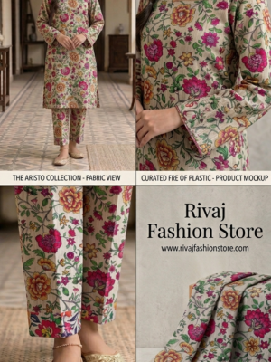 Bana Dora Unstitched 2pc Lawn Suit – The Floral Art