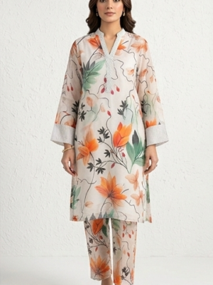 Bana Dora Unstitched 2pc Lawn Suit – Rivaj Fashion Store