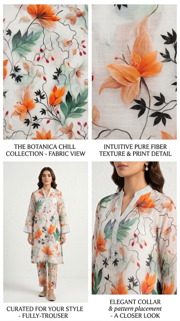 Bana Dora Unstitched 2pc Lawn Suit – Rivaj Fashion Store