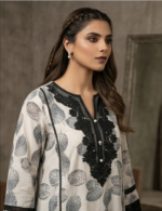 Bana-Dora-White-Black-Leaf-Print-Lawn-Suit-Lace-Design-2026