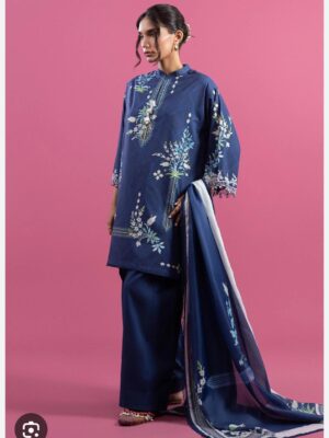 Sana Safinaz Women’s Unstitched 2PC Summer Suit - PURPLE