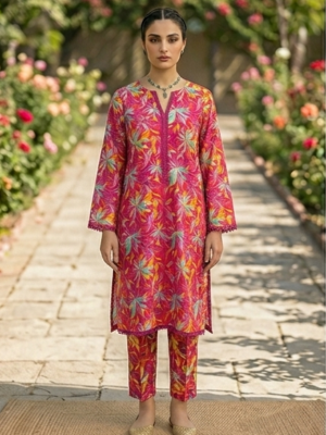 2pc premium lawn suit shocking pink copy 2