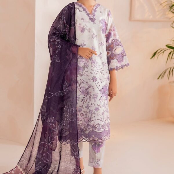 BAROQUE 3-PC Premium Embroidery Collection (D-1002)
